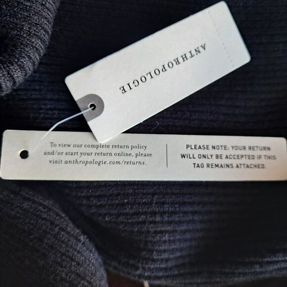 NWT Anthropologie Thea Twofer Sweater Dress Black Long Sleeve Maxi Womens Size S - Picture 15 of 16